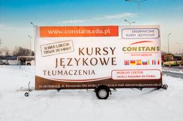 Successful advertising campaigns on mobile billboards.